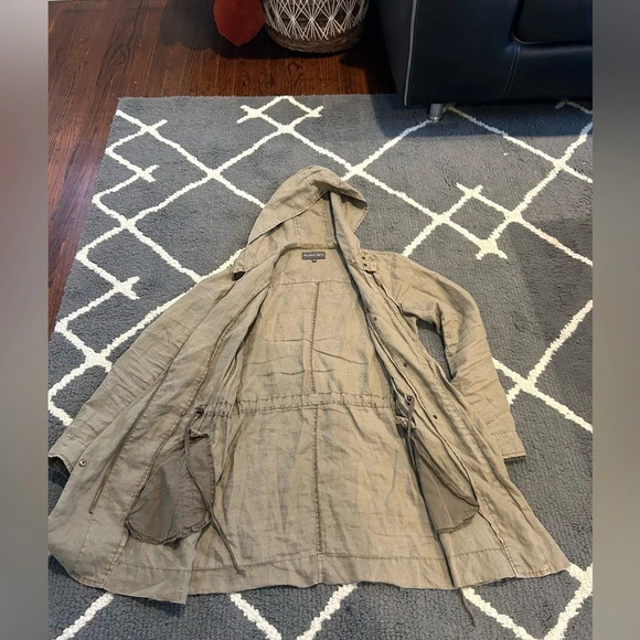 Michael Stars Linen Anorak Jacket - Picture 3 of 6